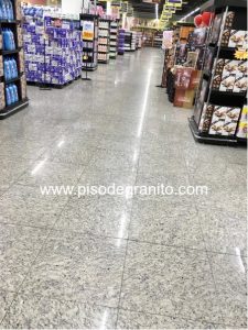 Piso de Granito em supermercados é sinonimo de Beleza e Praticidade